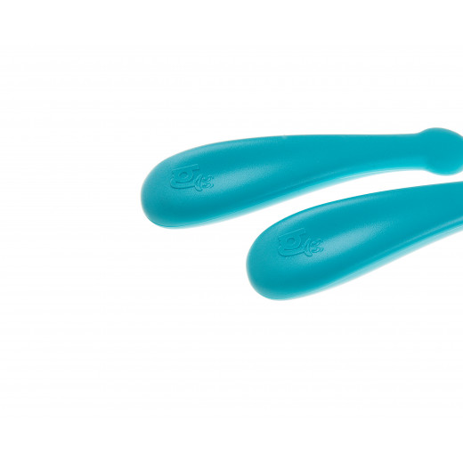 Babyjem Steel Spoon And Fork Blue