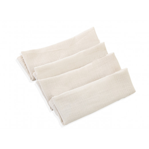 Babyjem Muslin Mouth Tissue / 4 Pcs / Ecru