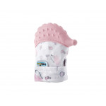 Babyjem Baby Teethering Gloves /Hedgehog / Pink