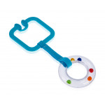 Babyjem Rattle Ring Blue Square