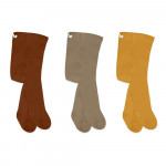 Bistyle 3-Pairs Combed Cotton Tights (6-12) (Orange, Brown, Yellow)