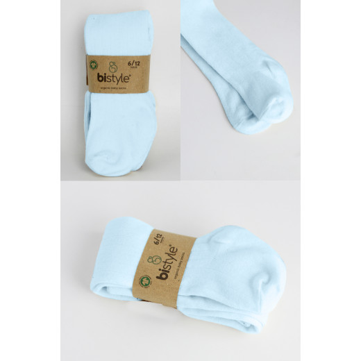 Bistyle Combed Cotton Single Tight (12-24 m) Light Blue