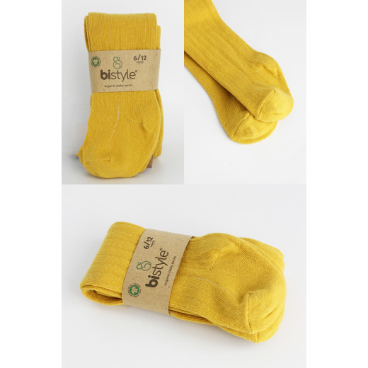 Bistyle Combed Cotton Single Tight (24-36 m) Yellow