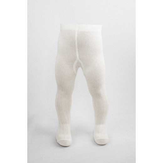 Bistyle Combed Cotton Single Tight (0-6 m) Cream