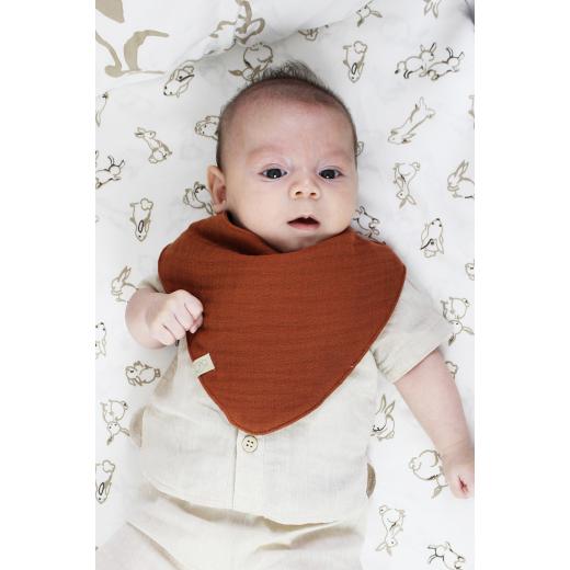 Bistyle Organic Muslin Baby Scarf (0-24 m) Colored