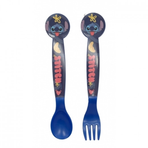 STOR 2 PCS PP CUTLERY SET IN POLYBAG STITCH PALMS