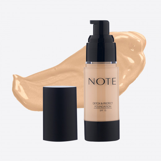 Note Cosmetique Detox and Protect Foundation  - 02 Natural Beige