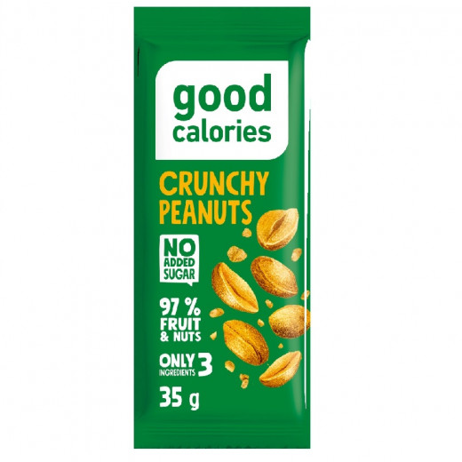 GOOD CALORIES CRUNCHY PEANUTS BAR 35G