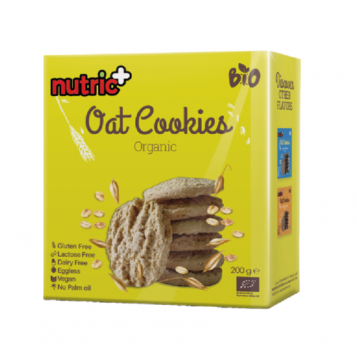 Nutric+ Organic Oat Cookies 200g