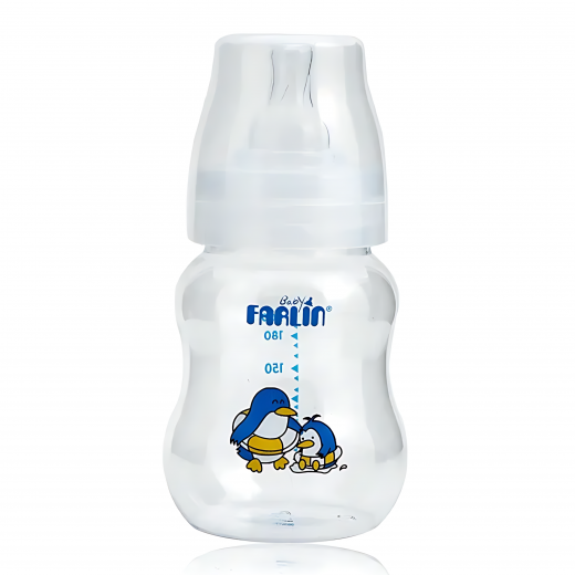 Farlin - Wide-Neck Feeding Bottle 200ml, 0+, Blue