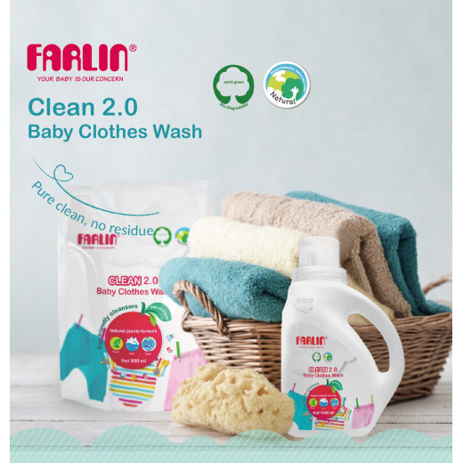 Farlin Cloth Detergent Clean 2.0, 1000ml