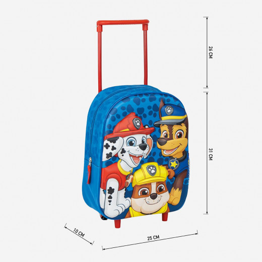 Cerda - Kids Backpack Trolley 3D Paw Patrol