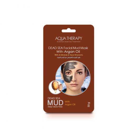 Aqua Therapy Dead Sea Facial Mud Mask with Argan Oil, 50g [Sachet]