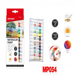 Watercolor 12 Colors Aluminum Tube 12ml