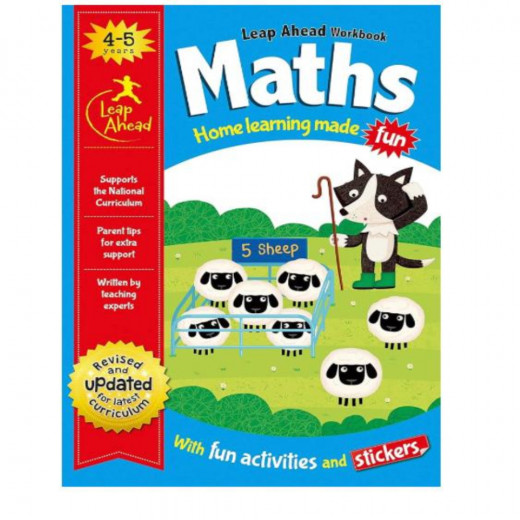 leap ahead workbook Maths Home learning4-5