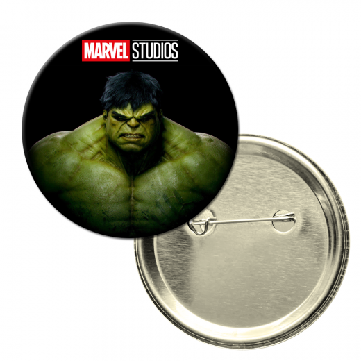 Button badge - Hulk - style 3