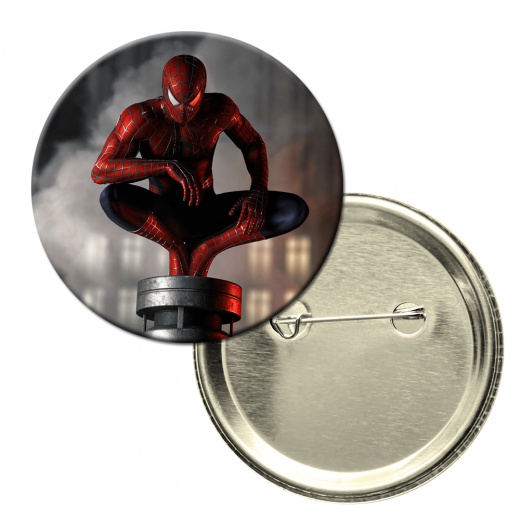 Button badge - Spider-man - style 2