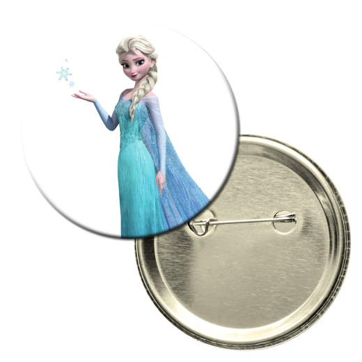 Button badge - Princess Elsa - style 1