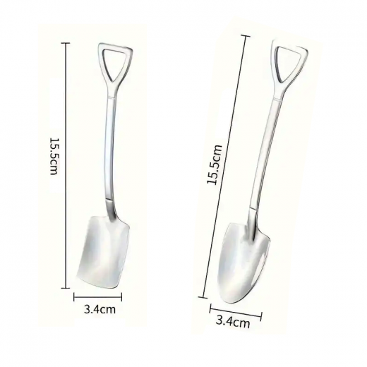 Shovel shape mini spoons