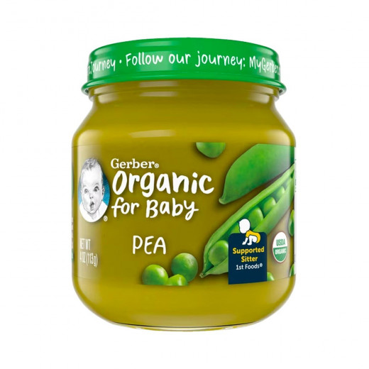 Gerber Organic Baby Food with Peas