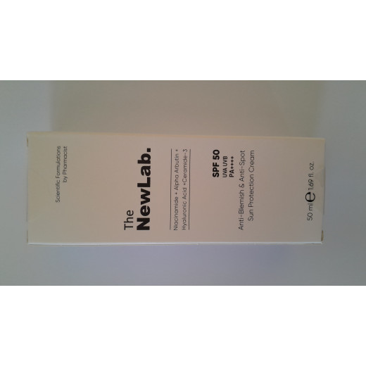 The NewLab Anti Blemish sun protection cream spf50