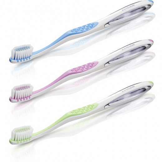 Trisa Pro Sensitive Ultra Soft Toothbrush with Portable Cap