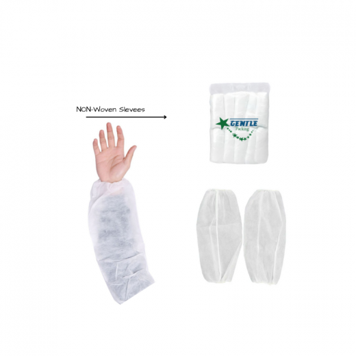 Gentle Non-Woven Sleeve - White - 100 Pieces