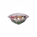 Food Storage Container With Separate Lid 750ML- Transparent - 50 Pieces