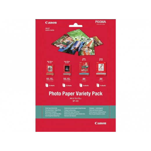 photo paper varaiety pack, size: 10x15 & A4