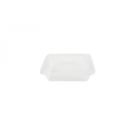 RZ Rectangular Clear Microwave Container 1500g - 5 PCS