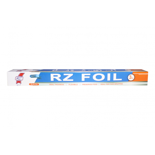 RZ Aluminum Foil House Hold Rolls 45  cm* 3 m