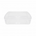 Crystal Containers Rectangle Box with Lid - 1500 gr - 1 Piece