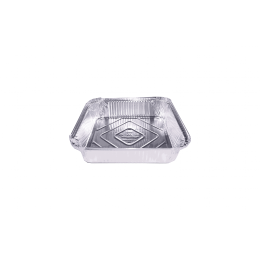 RZ Aluminum Container Square 25cm - 50 PCS