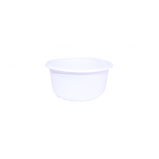 RZ Plastic Containers Round White 350g Microwavable - 50 PCS