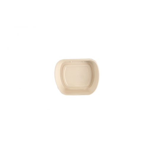 Paper Container Rectangle Biodegradable - 650  ml - 75 PCS