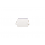 Paper Container White Burger Clam Shell Large - 1 Piece